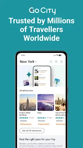 Скриншот 1 — Go City: Travel Plan & Tickets