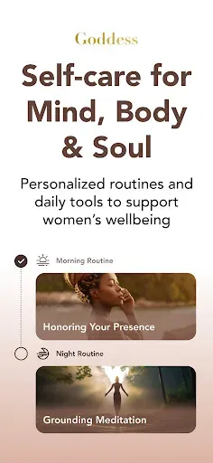 Скриншот 1 — Goddess: Wellbeing, Meditation