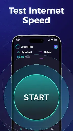 Скриншот 1 — Speed Test For Wifi & Internet