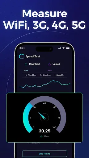Скриншот 2 — Speed Test For Wifi & Internet