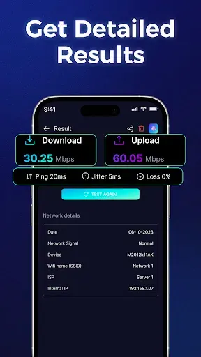 Скриншот 3 — Speed Test For Wifi & Internet