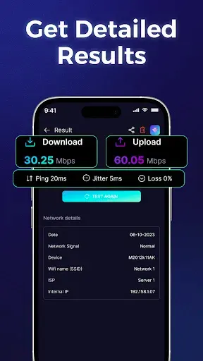 Скриншот 8 — Speed Test For Wifi & Internet
