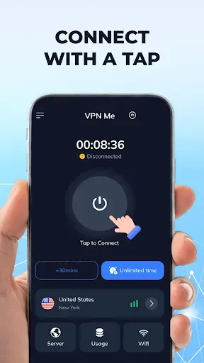 Скриншот 2 — VPN Me: Fast & Secure VPN