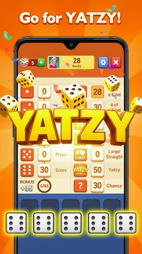 Скриншот 4 — Yatzy - Classic Dice Game