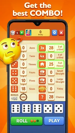 Скриншот 7 — Yatzy - Classic Dice Game
