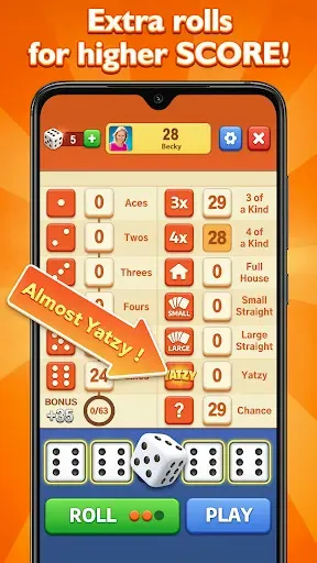 Скриншот 8 — Yatzy - Classic Dice Game