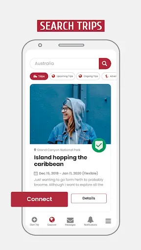 Скриншот 3 — GAFFL - Find A Travel Buddy