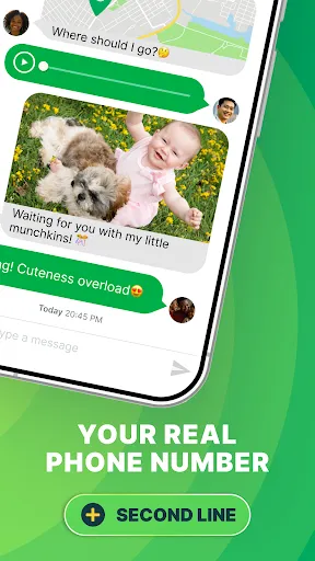 Скриншот 2 — textPlus: Text Message + Call