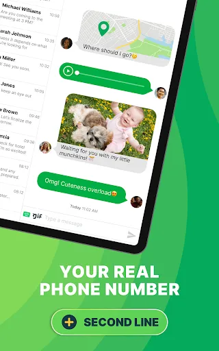 Скриншот 8 — textPlus: Text Message + Call