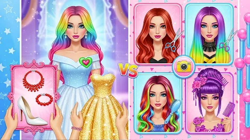 Скриншот 5 — игры для девочек - волосы