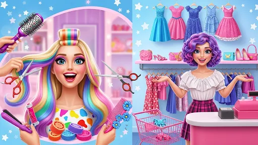 Скриншот 7 — игры для девочек - волосы