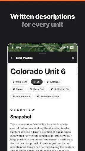 Скриншот 3 — GOHUNT / Hunt Research & Maps