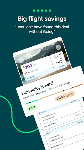 Скриншот 2 — Going: Find Flight Deals