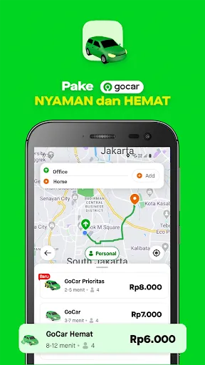 Скриншот 4 — Gojek - Transportasi & Makanan
