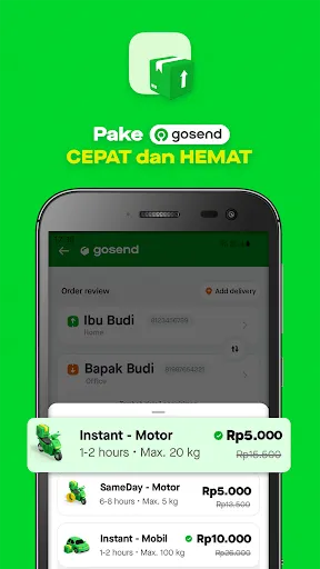 Скриншот 5 — Gojek - Transportasi & Makanan