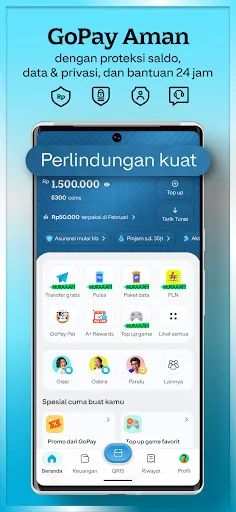 Скриншот 8 — GoPay: Transfer, Bayar, QRIS