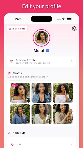 Скриншот 3 — Gojo Ethiopian Dating App