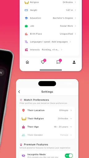 Скриншот 5 — Gojo Ethiopian Dating App