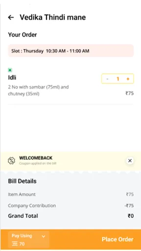 Скриншот 5 — GoKhana - Food Court Ordering