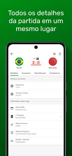Скриншот 3 — AlertaGol – Copa 26 Resultados