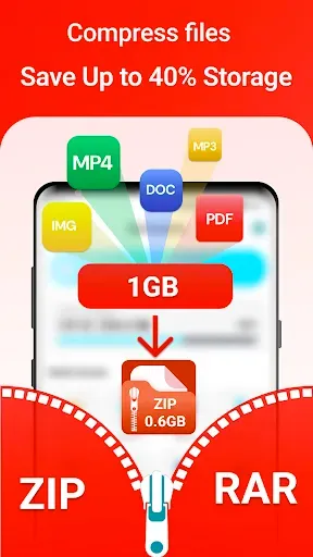 Скриншот 5 — Zip Extractor : UnZIP & UnRAR