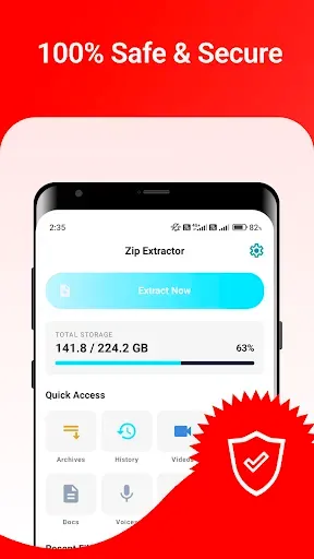 Скриншот 7 — Zip Extractor : UnZIP & UnRAR