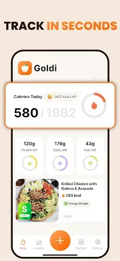 Скриншот 5 — AI Calorie Tracker: Goldi