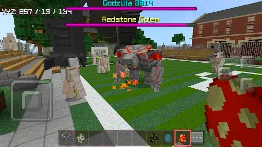 Скриншот 1 — Golem Rise: Craft Arena