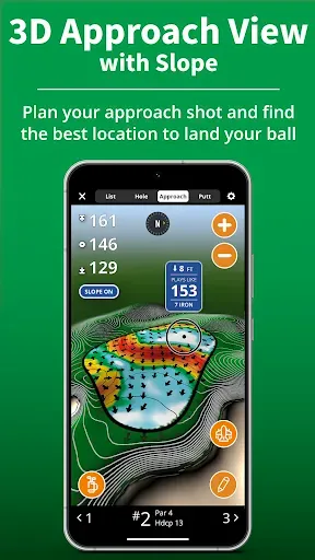 Скриншот 4 — GolfLogix GPS+линия для гольфа
