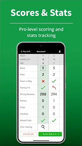 Скриншот 6 — GolfLogix GPS+линия для гольфа
