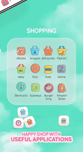 Скриншот 4 — Olympia - Cartoon Icons Pack
