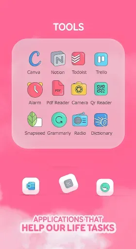 Скриншот 8 — Olympia - Cartoon Icons Pack