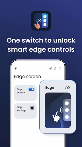 Скриншот 1 — Edge Screen - Edge Gesture