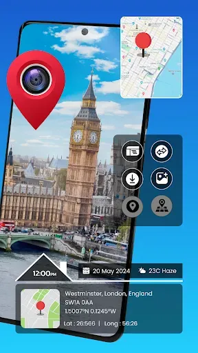 Скриншот 2 — GPS-камера:фото с координатами