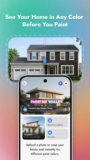 Скриншот 1 — Paint Walls: Color Visualizer