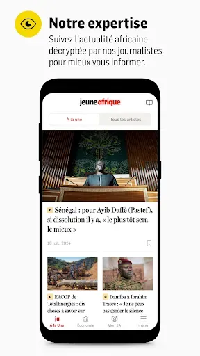 Скриншот 1 — Jeune Afrique