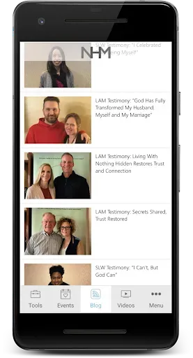 Скриншот 2 — Nothing Hidden Ministries App