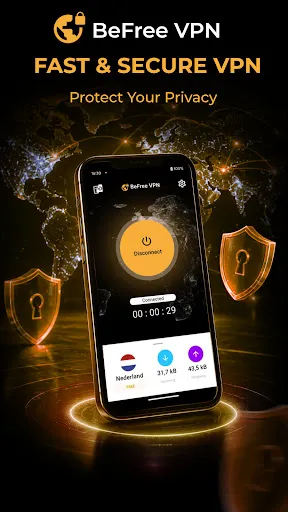 Скриншот 1 — BeFree VPN: Рабочий впн