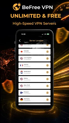 Скриншот 3 — BeFree VPN: Рабочий впн