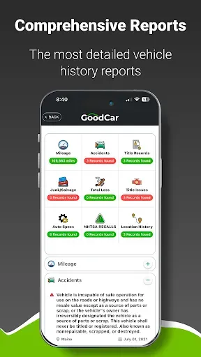 Скриншот 3 — GOODCAR - VIN & Plate Lookups