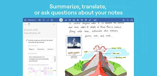 Скриншот 3 — Goodnotes: AI Notes, Docs, PDF