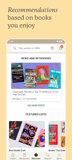 Скриншот 2 — Goodreads: Book Tracker & More
