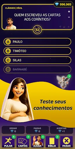 Скриншот 2 — Show do Biblião - Quiz Bíblico