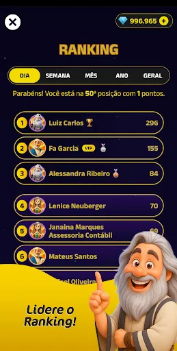 Скриншот 4 — Show do Biblião - Quiz Bíblico