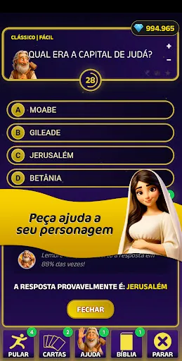 Скриншот 7 — Show do Biblião - Quiz Bíblico