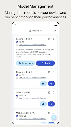 Скриншот 8 — Google AI Edge Gallery