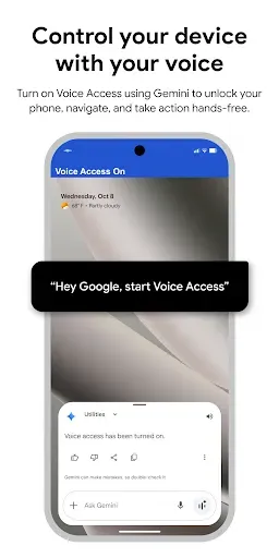 Скриншот 1 — Voice Access
