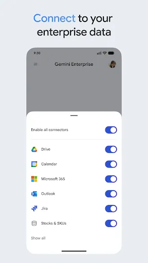 Скриншот 2 — Google Gemini Enterprise
