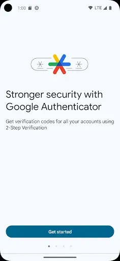 Скриншот 1 — Google Authenticator