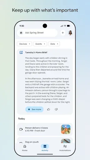 Скриншот 2 — Google Home